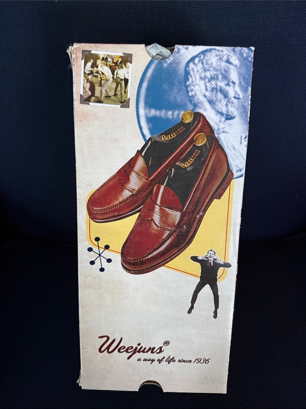 Women's Penny Loafers in Burgundy